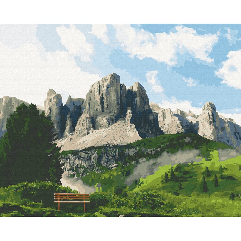 Картина за номерами. Art Craft «Доломітові Альпи» 40х50 см