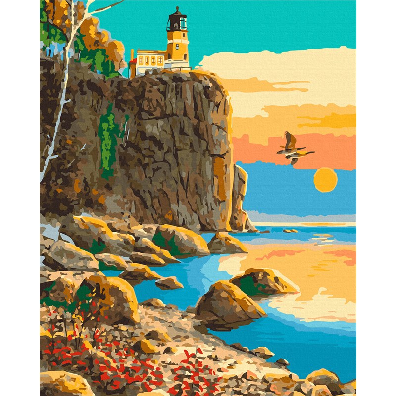 Картина за номерами. Art Craft Маяк Спліт — Рок 40х50 см