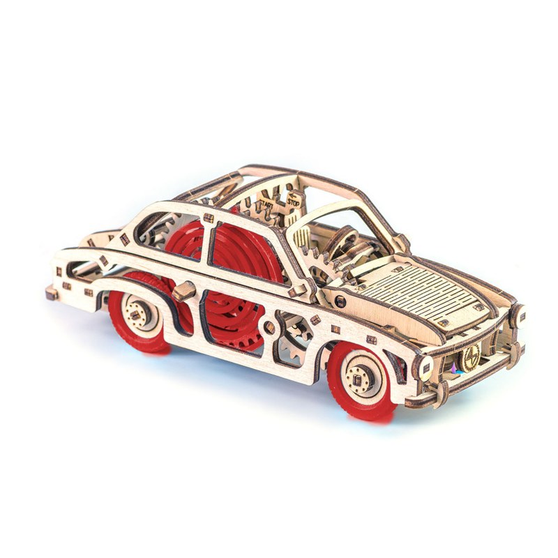 Дерев’яний конструктор «Polish Legend» Time for Machine T4M380302 Червоний