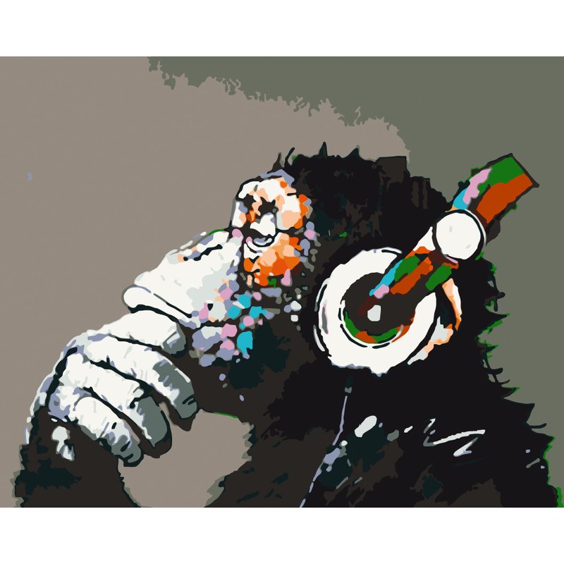 Картина за номерами «Disco monkey» Art Craft 40х50 см