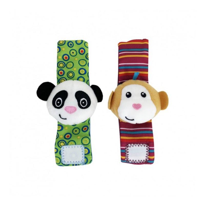 Дитячий набір: шкарпетки та браслетики «Мавпа та панда»