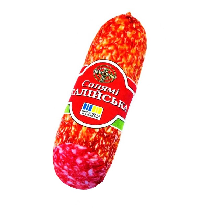 Дитяча м’яка іграшка «Ковбаса Салямі» KOV-S-1, 48 см
