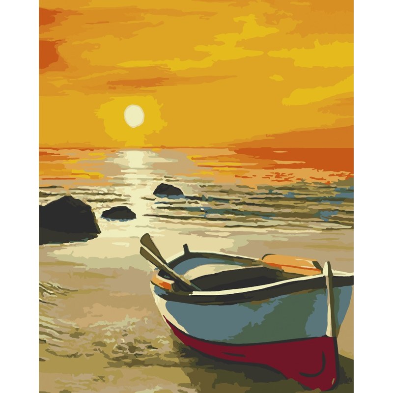 Картина за номерами «Захід сонця» 40x50 см