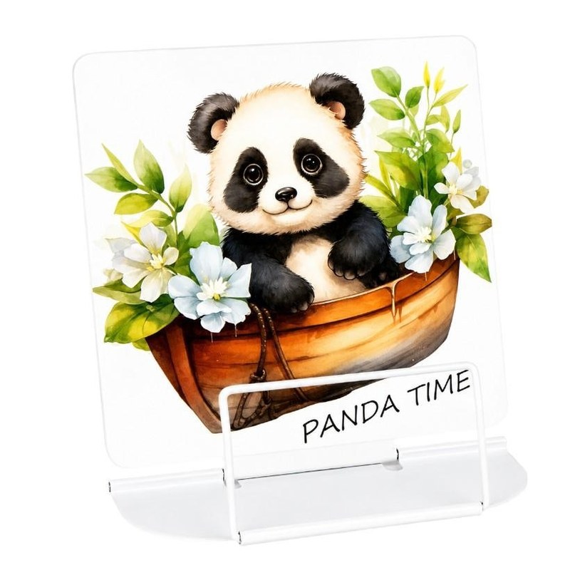 Підставка для книг «Panda time» металева