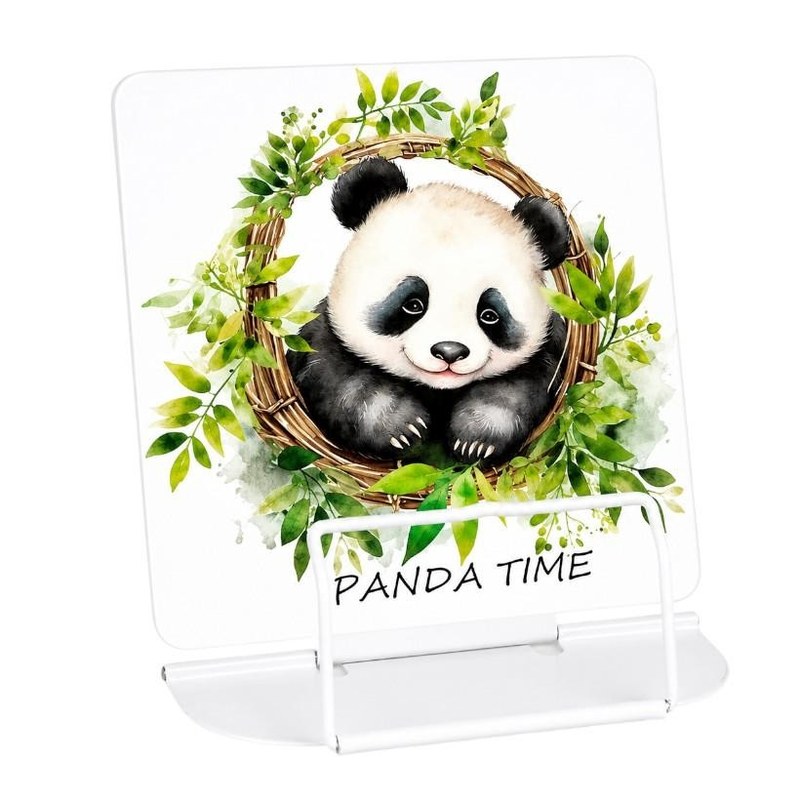 Підставка для книг «Panda time» металева