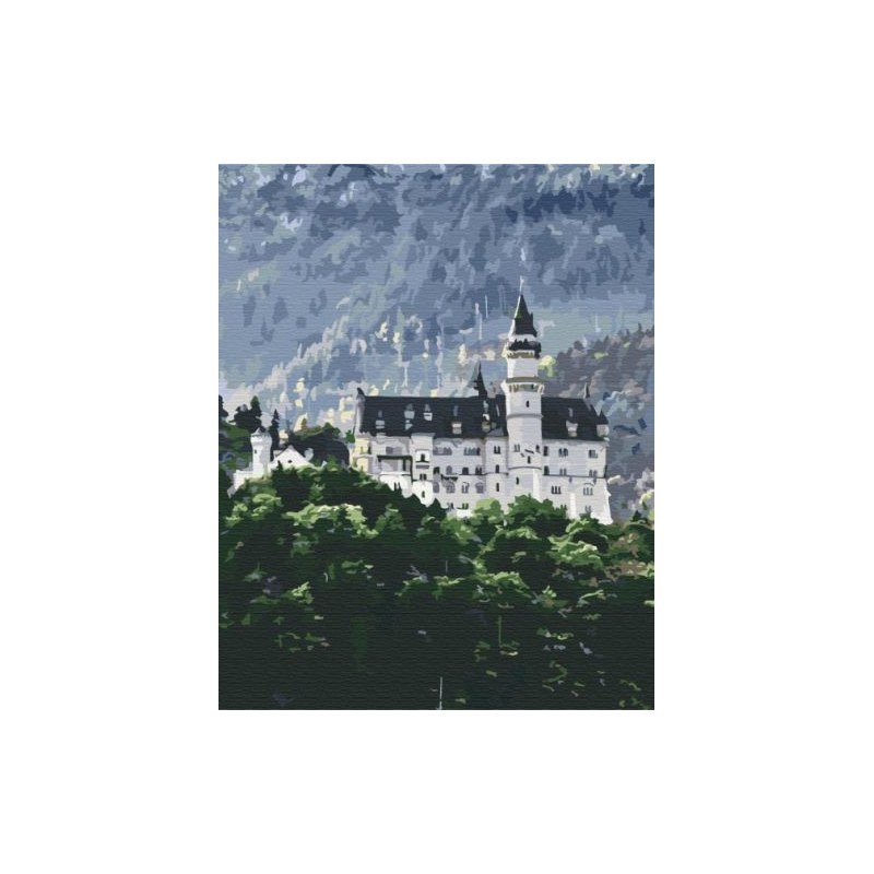 Картина за номерами «Пейзаж на Нойшванштайн» ★★★